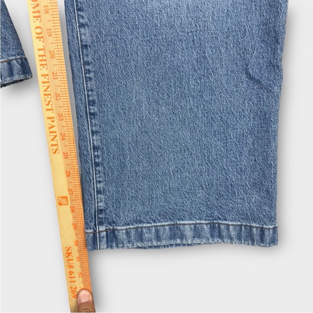 Madewell The Perfect Vintage Wide Leg Jeans Womens 32 Fit 34x31 Blue Denim Baggy - Picture 15 of 15